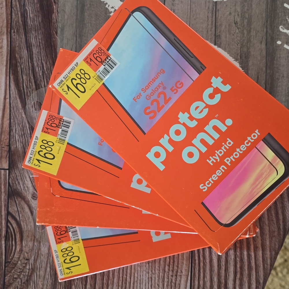 Onn brand screen protectors for Samsung galaxy S22 5g